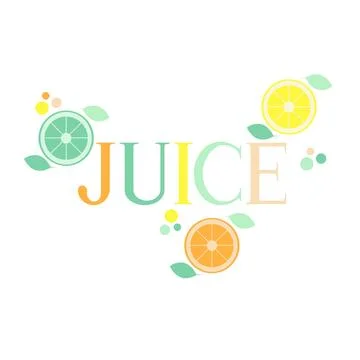 Juice logo Stock Illustration