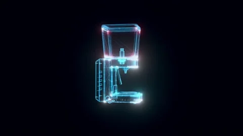Juice Machine hologram 4k Stock Footage 149302890