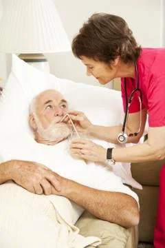 Juice for the Patient Stock Photos
