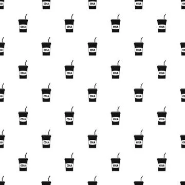 Juice pattern seamless vector Stock Illustration