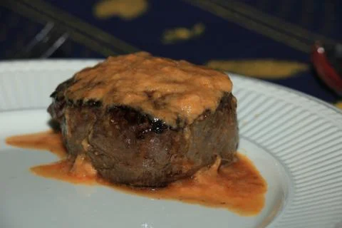 Juice piece of beef  Foto stock