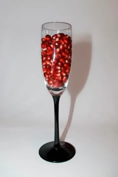 Juice from a pomegranate Stock Photos