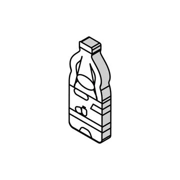 Juice raspberry fruit berry isometric icon vector illustration 스톡 일러스트