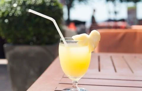 Juice on a table Stock Photos