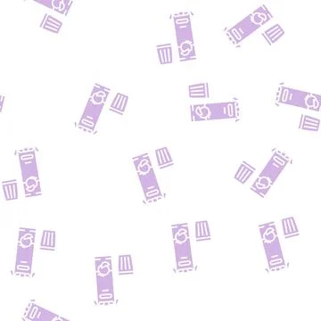 Juice tomato glyph seamless pattern 스톡 일러스트