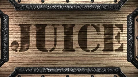 Juice on wooden stamp Видео 8657080