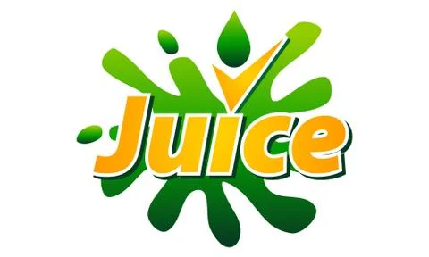 Juice Word Template Stock-Illustration