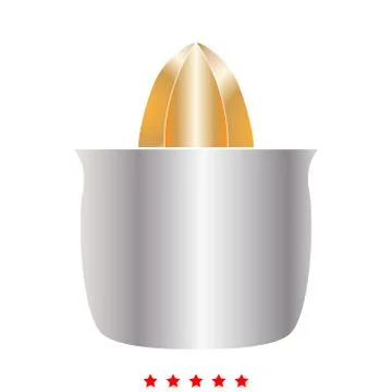 Juicer squeezer icon .  Flat style Stock Illustration