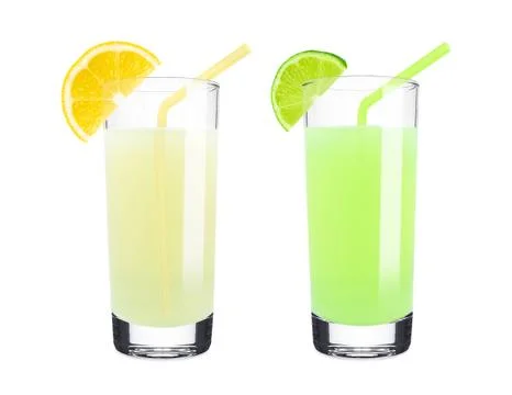 Juices collage Stock Photos