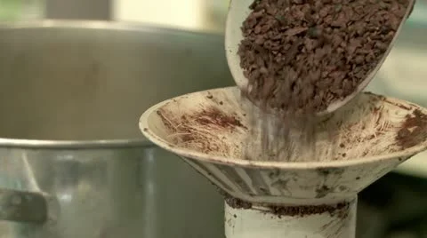 Juicing Cocoa Nibs Stock Footage 22782129