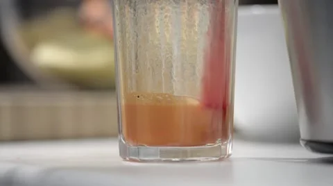 Juicing Fruit and Vegetables Stock Footage 45615653