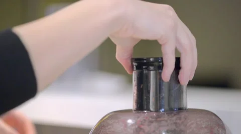 Juicing Fruit and Vegetables Stock Footage 45798311