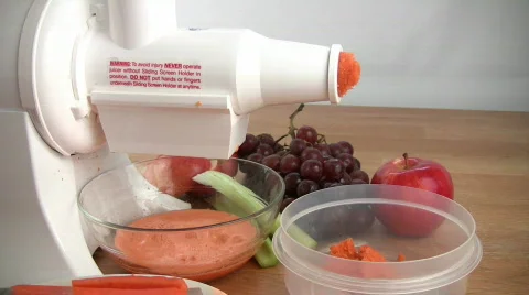 Juicing Machine Stock Footage