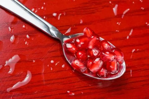 Juicy arils. Stock Photos