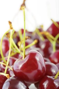 Juicy cherries Stock Photos