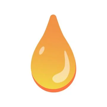 Juicy citrus drop brochure element design Stock Illustration