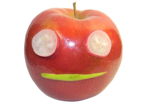 Juicy creative apple Stock Photos