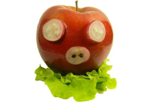 Juicy fresh apple Stock Photos