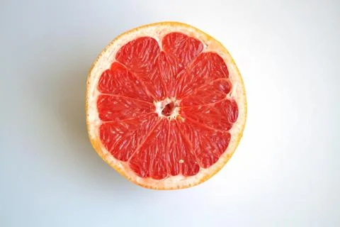 Juicy grapefruit half Stock Photos