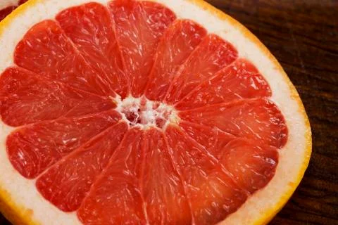 A juicy grapefruit Stockfoto's