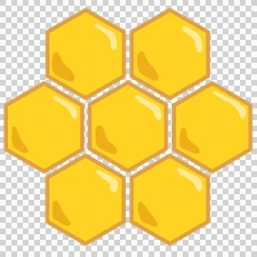 Juicy honeycomb Stock Illustration