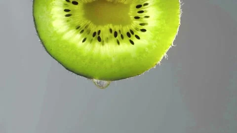Juicy kiwi slice Stock Footage 238482023