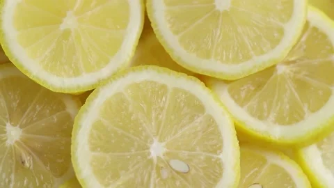 Juicy lemon slices Stock Footage 171160457