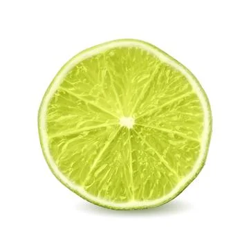 Juicy lime slice Stock-Fotos