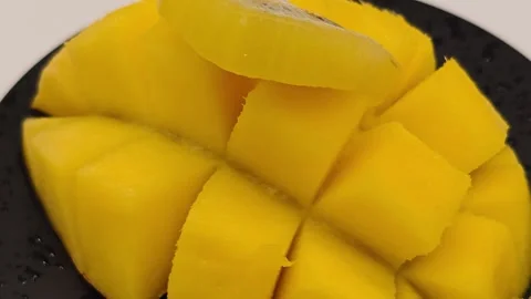 Juicy mango fruit Stock Footage 325123748