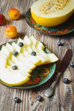 Juicy melon Stock Photos