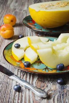 Juicy melon Stock Photos