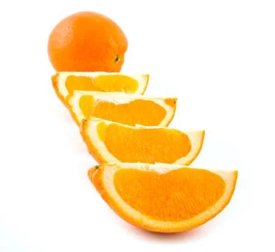 Juicy orange Stock Photos