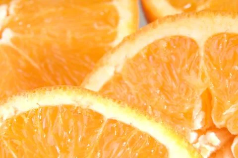 Juicy orange slices as pattern 스톡 사진