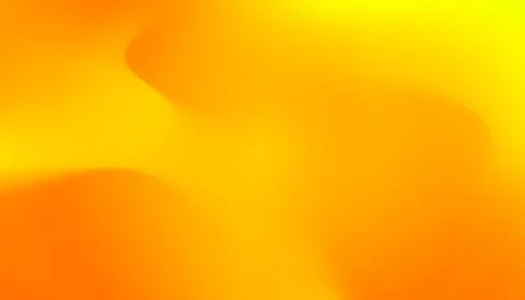 Juicy Orange Waved Gradient Banner. Fresh Warm Sunny Colors Dynamic Liquid Stock Illustration
