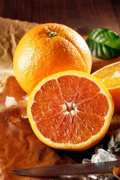 Juicy oranges Stock Photos