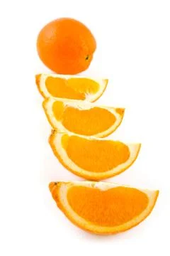 Juicy oranges Stock Photos