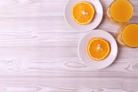 Juicy oranges Stock Photos