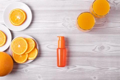 Juicy oranges Stock Photos