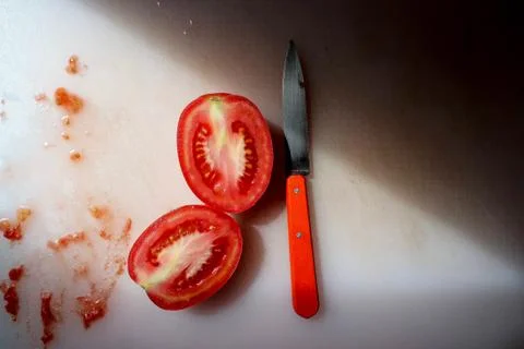 Juicy Plum Tomato Stock-Fotos