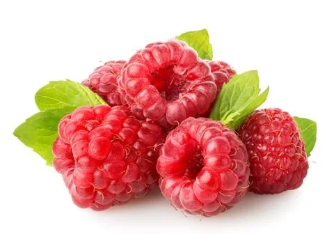 Juicy raspberry Stock Photos