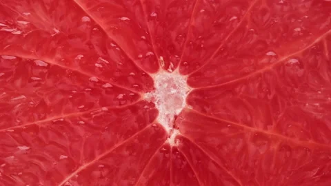 Juicy red grapefruit macro shot. healthy food concept Stock Footage 149062767