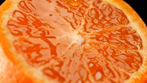 Juicy, refreshing tangerine in the context of which the honey flows slowly Vidéo 88124063