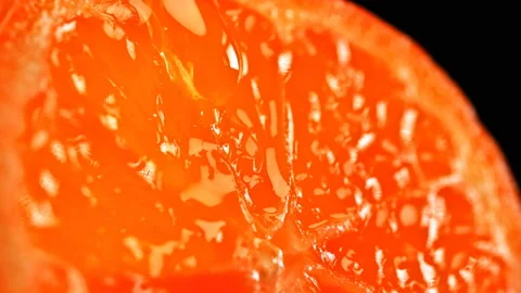 Juicy, refreshing tangerine in the context of which the honey flows slowly Vidéo 88124365