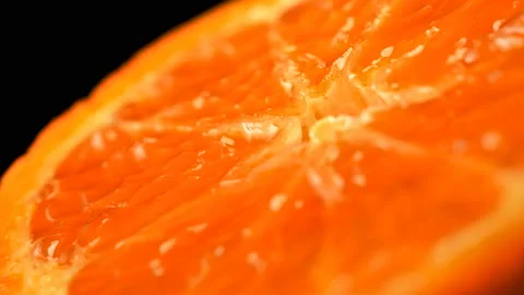 Juicy, refreshing tangerine in the context of which the honey flows slowly Vidéo 88124719