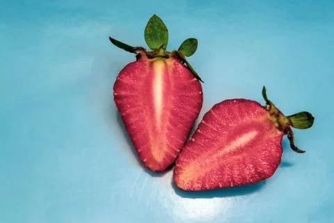 Juicy Ripe Red Strawberries Stock Photos