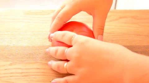Juicy, ripe tomatoes. Stock Footage 42033042