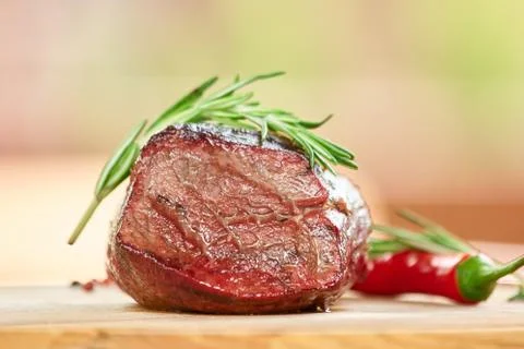 Juicy roasted lamb. Stock Photos