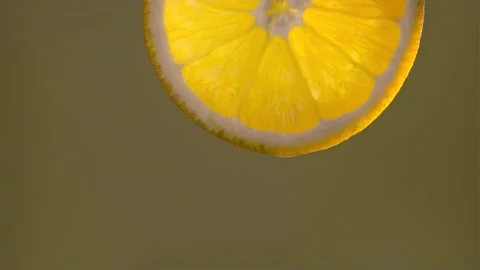 Juicy slice of orange Stock Footage 238619533