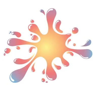Juicy Splash Stock Illustration