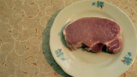 Juicy steak Stock Footage 45996812